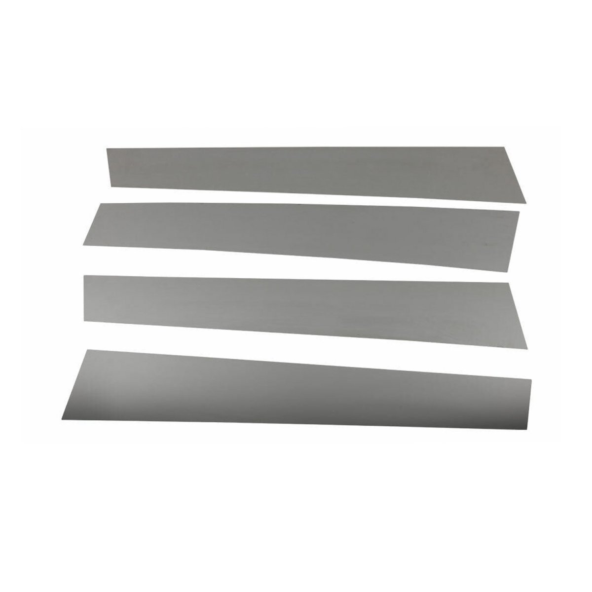 Toyota RAV4 Pillar Trims - Omac - S.Steel - Gloss Dark - 2013-2018